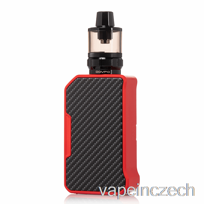 Dovpo Mvp 220w Startovací Sada Z Uhlíkových Vláken Red Vape Bez Nikotinu